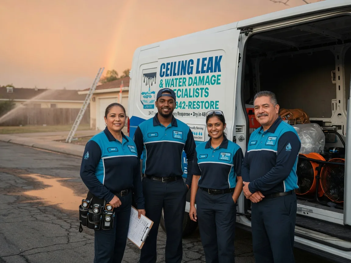 Ceiling Leak Cleanup company in Leck Kill, PA